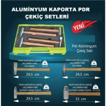 ALUMİNYUM PDR KAPORTA ÇEKİÇ SETİ 4 LÜ 