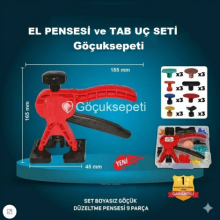 Set Boyasız Göçük Düzeltme Pensesi ve tab uç seti 25 Parça